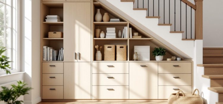 découvrez des solutions astucieuses pour optimiser le rangement sous les escaliers et maximiser l'espace de votre intérieur.